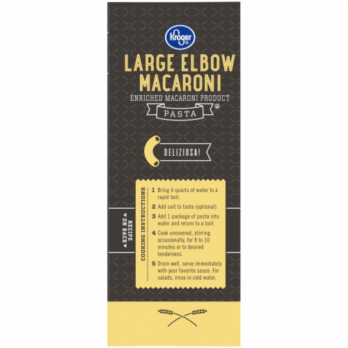 Kroger® Large Elbow Macaroni Pasta Perspective: left