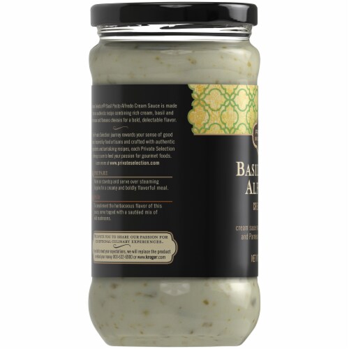Private Selection® Basil Pesto Alfredo Cream Sauce Perspective: left