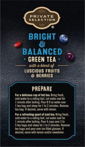 Private Selection™ Pomegranate Blueberry & Acai Green Tea Bags Perspective: left
