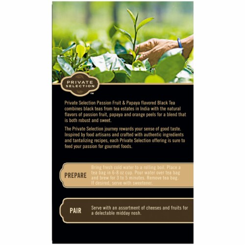 Private Selection™ Passion Fruit & Papaya Black Tea Perspective: left
