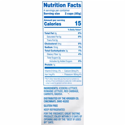 Kroger® American Blend Salad Perspective: left