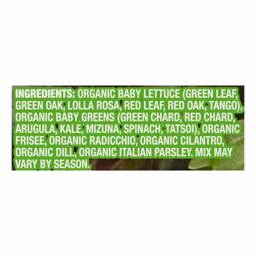 Simple Truth Organic® Baby Spring Mix with Fresh Herbs Perspective: left