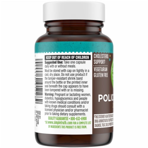 Simple Truth™ Policosanol Capsules 20mg Perspective: left
