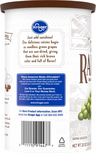 Kroger® Seedless Raisins Perspective: left