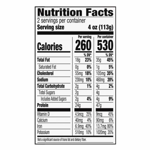 Kroger® Farm Raised Sesame Chile Atlantic Salmon Portions Perspective: left