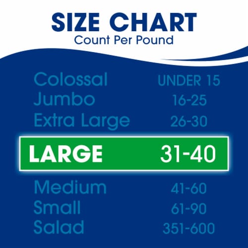 Kroger® Large Raw Shrimp Peeled & Deveined Tail Off Perspective: left