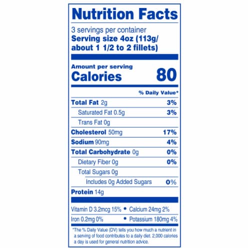 Kroger® Wild Caught Boneless & Skinless Frozen Flounder Fillets Perspective: left