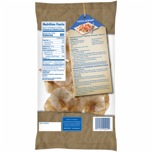 Kroger® Jumbo Raw Shrimp Shell-On Perspective: left