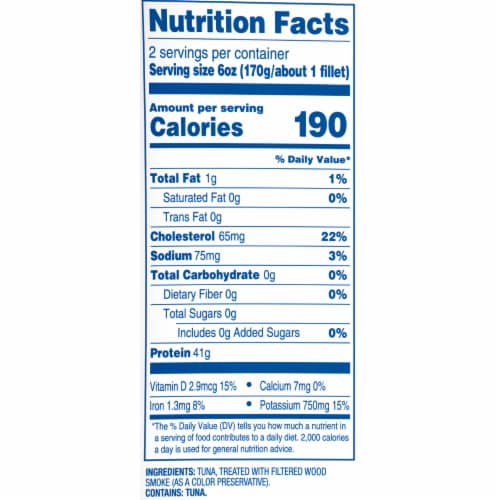 Kroger® Wild Caught Yellowfin Tuna Fillets Frozen Perspective: left