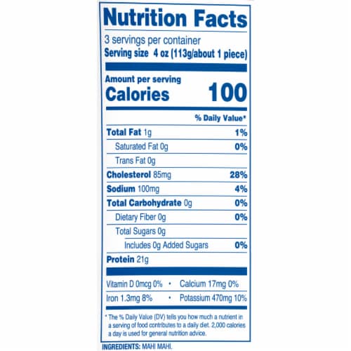 Kroger® Wild Caught Mahi Mahi Fillets Frozen Perspective: left