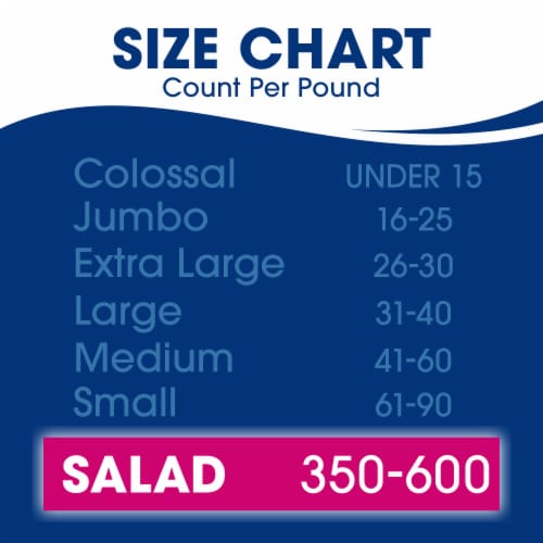 Kroger® Wild Caught Salad Shrimp Cooked & Peeled Perspective: left