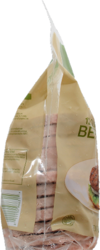 Heritage Farm™ Seasoned Quarter Pound Beef Patties Perspective: left