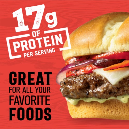 Kroger® Lean Ground Beef Chuck 80/20 Homestyle Hamburger Patties Perspective: left