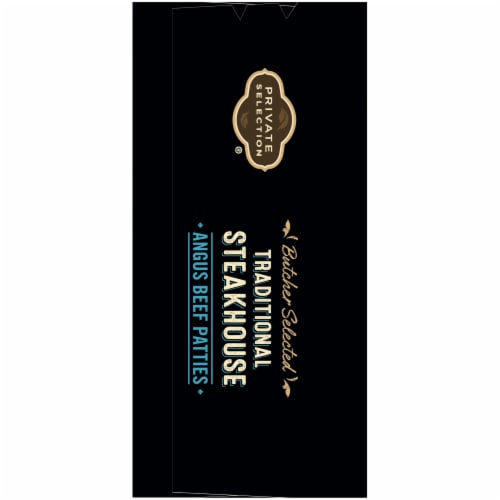 Private Selection® Traditional Steakhouse Angus Beef Patties Perspective: left