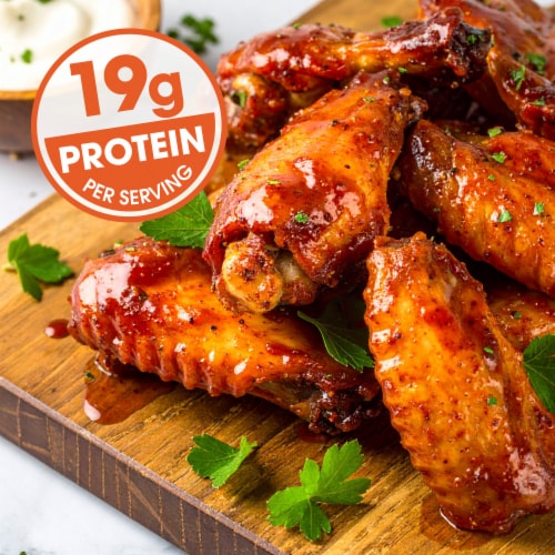 Kroger® Raw Frozen Bone In Skin On Chicken Wings Party Size Perspective: left