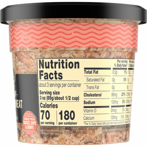 Private Selection® Wild Caught Claw Crab Meat Perspective: left