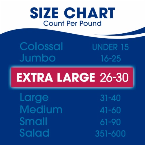 Kroger® Wild Caught Extra Large Raw Gulf Shrimp Shell-On Perspective: left