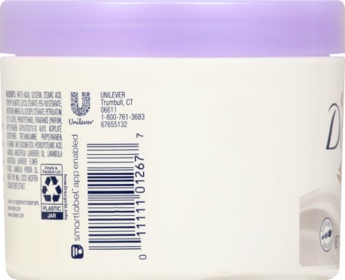 Dove Lavender and Coconut Body Cream Perspective: left