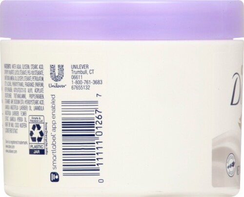 Dove Lavender and Coconut Body Cream Perspective: left