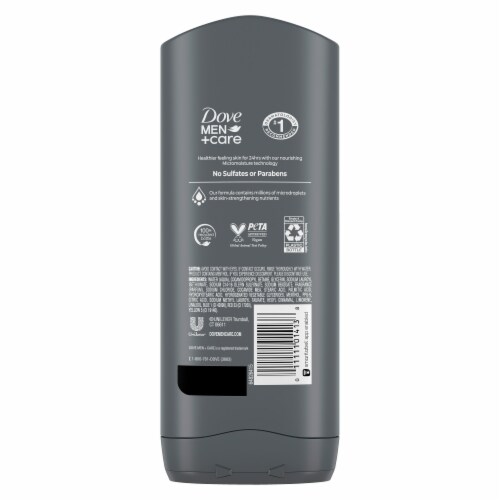 Dove Body and Face Wash Refreshing Extra Fresh Perspective: left