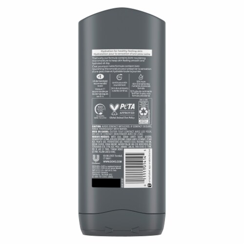 Dove Exfoliating Deep Clean Body and Face Wash Perspective: left