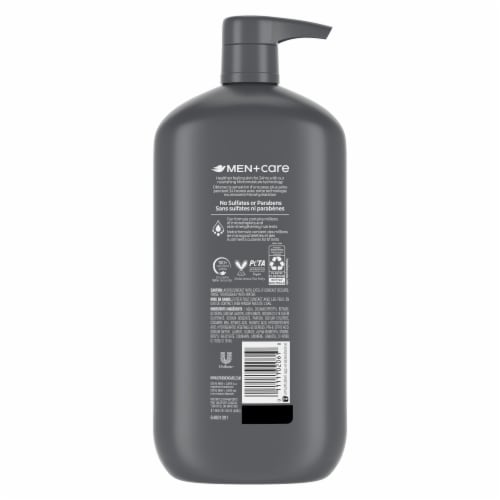 Dove Men+Care Hydrating Clean Comfort Body and Face Wash Perspective: left