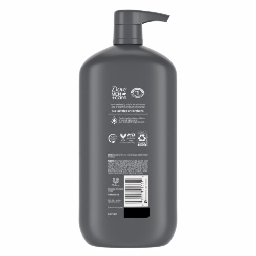 Dove Men+Care Hydrating Clean Comfort Body and Face Wash Perspective: left