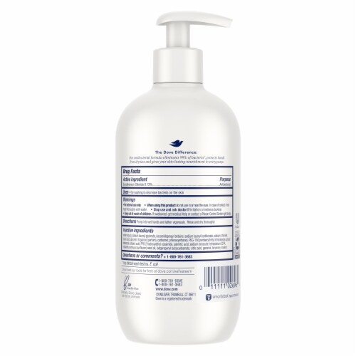 Dove Care & Protect Antibacterial Hand Wash Perspective: left