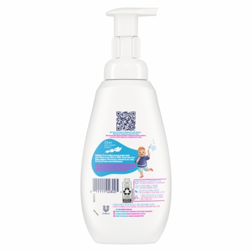 Dove Kids Care Cotton Candy Foaming Body Wash Perspective: left