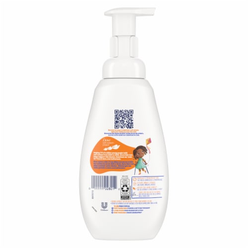 Dove Kids Care Coconut Cookie Foaming Body Wash Perspective: left
