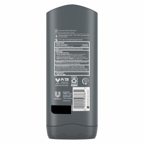 Dove Men+Care Antibacterial Body and Face Wash Perspective: left