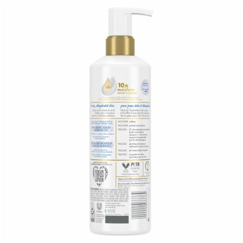 Dove Body Love Body Cleanser Moisture Boost Perspective: left