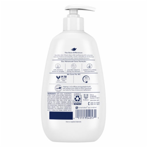 Dove Advanced Care Shea Butter & Warm Vanilla Hand Wash Perspective: left