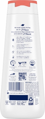 Dove Body Wash Rebalance White Peach & Rice Milk 20 oz Perspective: left