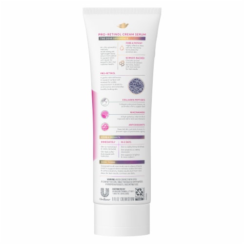 Dove Cream Serum Pro-Retinol + Firming for Elasticity and Firmness, Niacinamide and Antioxidants Perspective: left