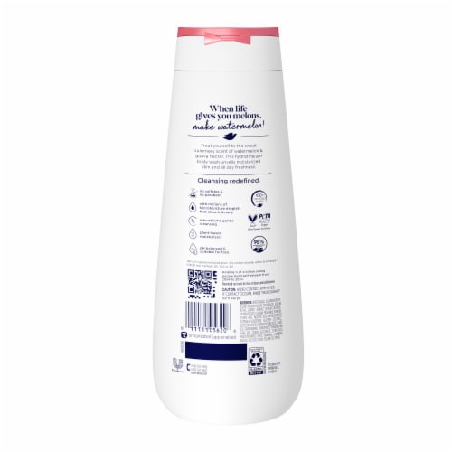 Dove Body Wash Watermelon & Guava Perspective: left