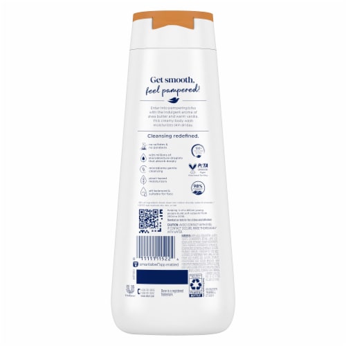 Dove Pampering Shea Butter & Vanilla Body Wash Perspective: left