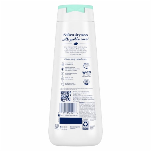 Dove Body Wash Sensitive Skin 20 oz Perspective: left