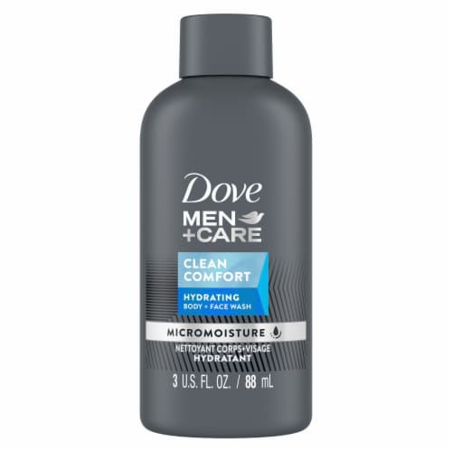 Dove Hydrating Clean Comfort, Travel Size Perspective: left