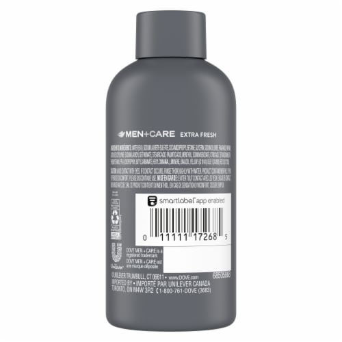 Dove Extra Fresh Body Wash and Face Wash Perspective: left
