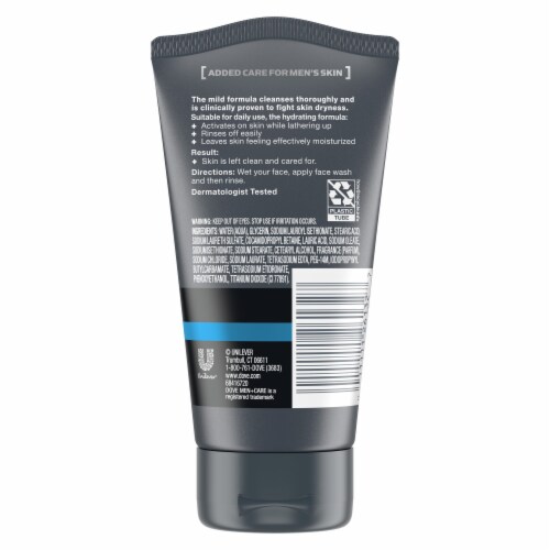 Dove Men+Care Hydrate Plus Face Wash Perspective: left