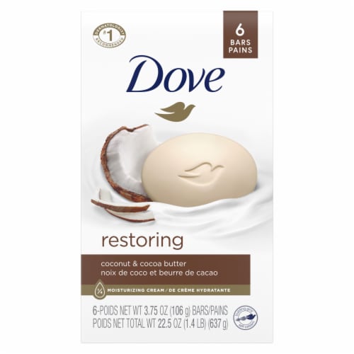 Dove Beauty Bar Restoring Gentle Skin Cleanser Perspective: left