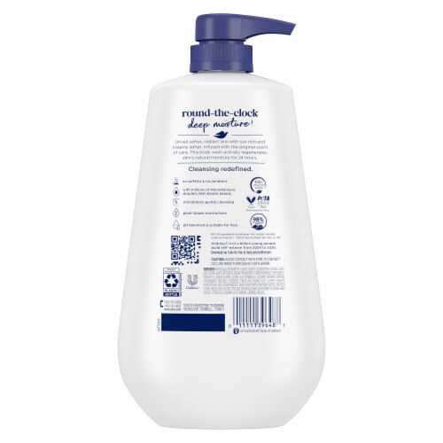 Dove Deep Moisture Body Wash with Pump Perspective: left