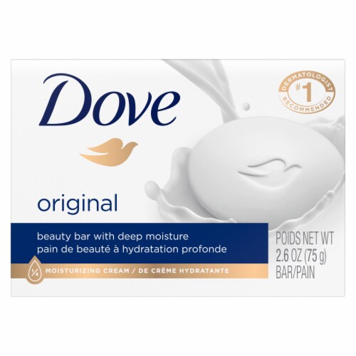 Dove Beauty Bar Original Gentle Skin Cleanser Perspective: left