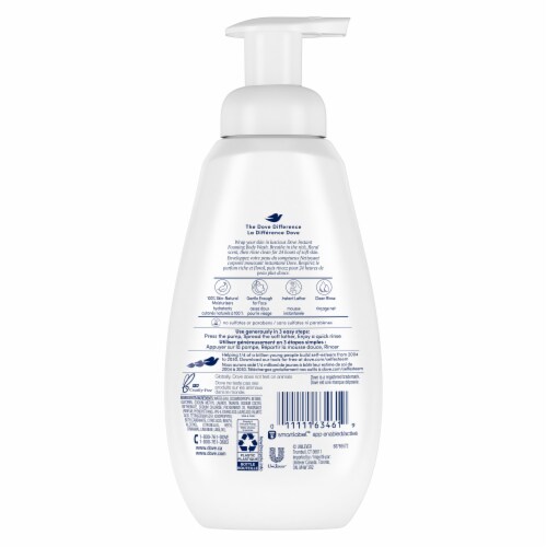 Dove Deep Moisture Instant Foaming Body Wash Perspective: left