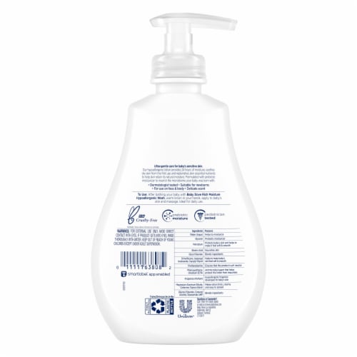 Dove Sensitive Skin Care Rich Moisture Body Lotion Perspective: left