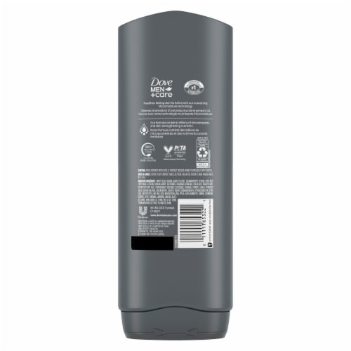 Dove Purifying Charcoal + Clay Body and Face Wash Perspective: left