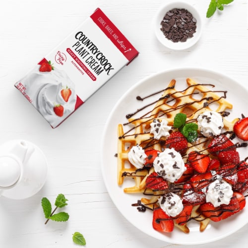 Country Crock Plant Cream Dairy-Free Vegan Perspective: left