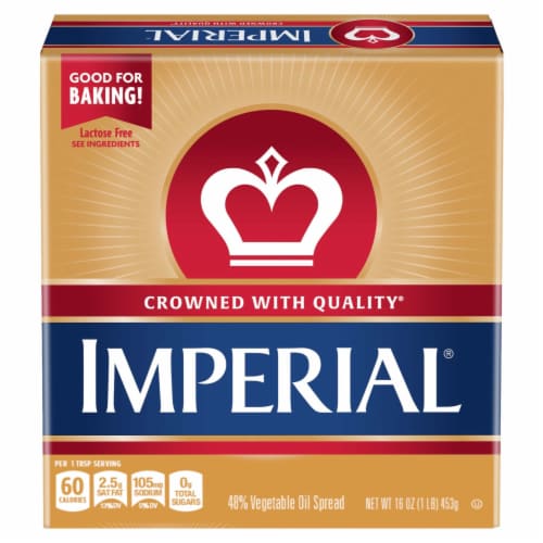 Imperial Vegetable Oil Spread Sticks 16 oz Perspective: left