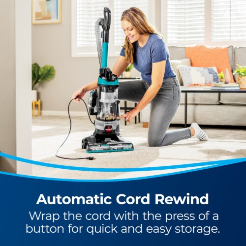 Bissel Cleanview Rewind Vacuum Perspective: left